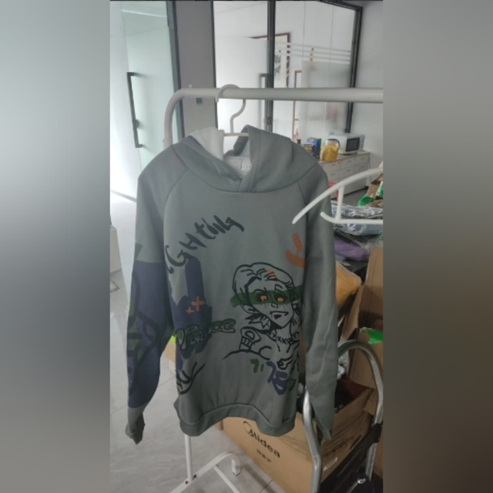 Round neck jacket sweater